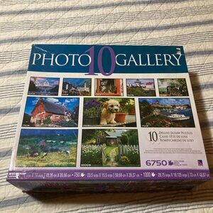 10 deluxe jigsaw puzzles box set